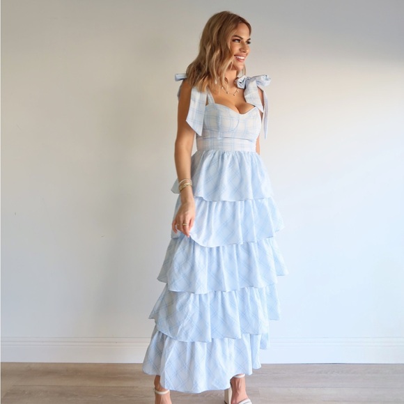 Dresses & Skirts - Spring Gingham / Plaid Tiered Easter Dress